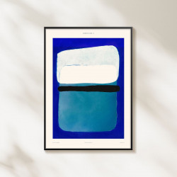 Yente - Composition II, Medium, Black Aluminium, displayed